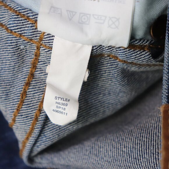 Madewell 10" High-Rise Skinny Jeans Raw Cut Hem Stretch Denim Mid Wash Blue 24 - Picture 6 of 12